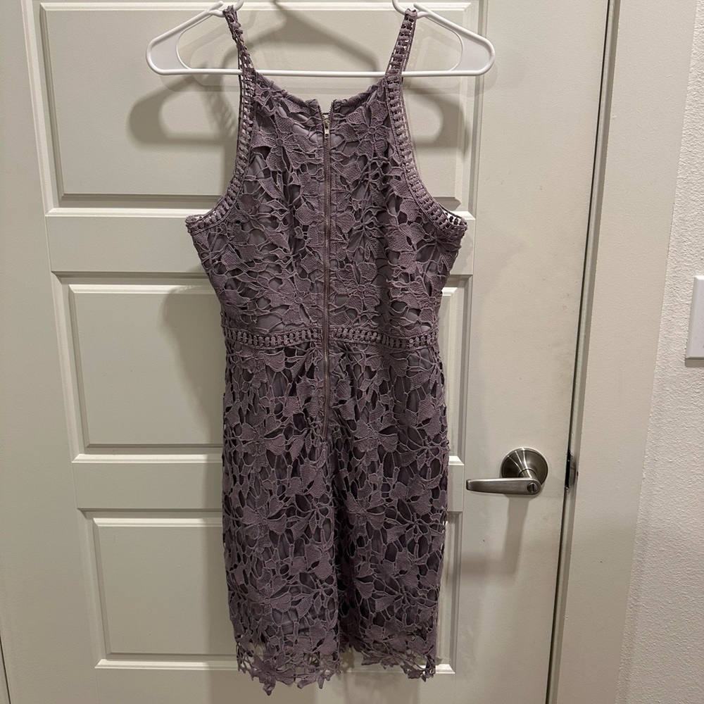 Lavender cocktail dress